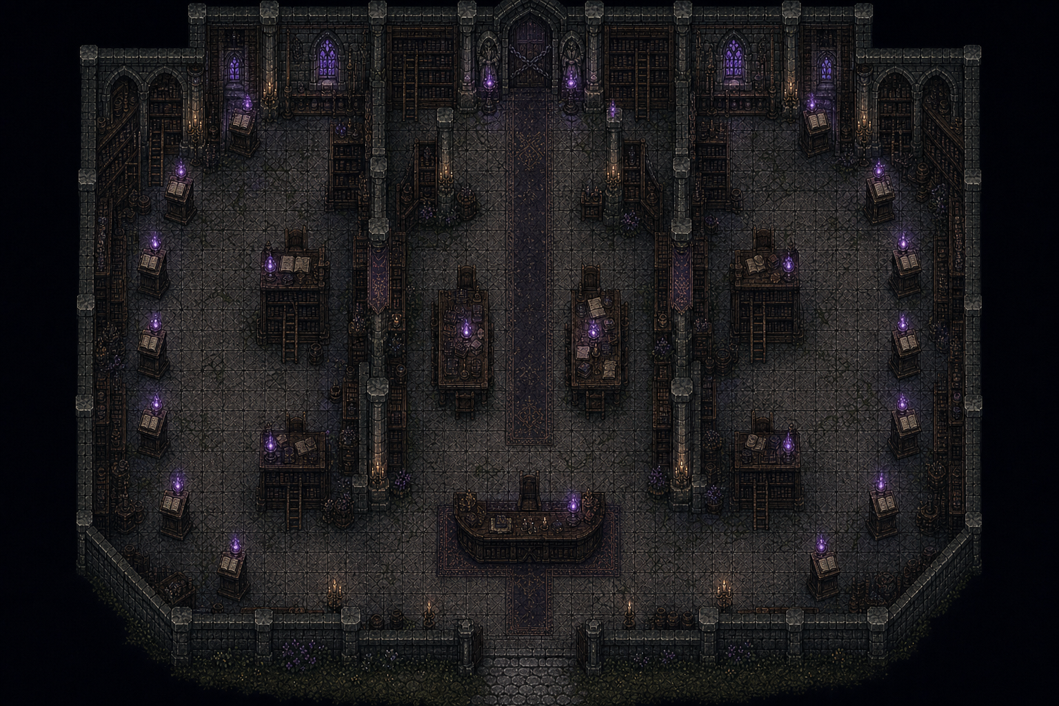 Biblioteca dos Ecos no Jogo Reino das Cinzas